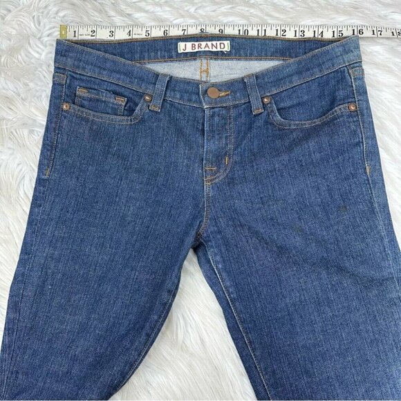 J Brand Women’s Blue 935 Miner Mid-Rise Skinny Ankle Length Jeans W29-32/L25.5 - Picture 8 of 12
